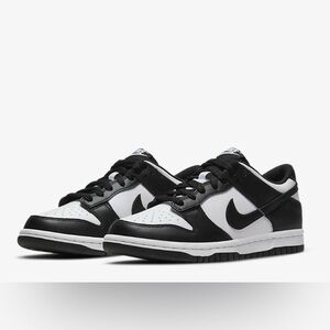 Nike Dunk Low White/Black Pandas 
Big Kids Size 7Y-Women’s 8.5
